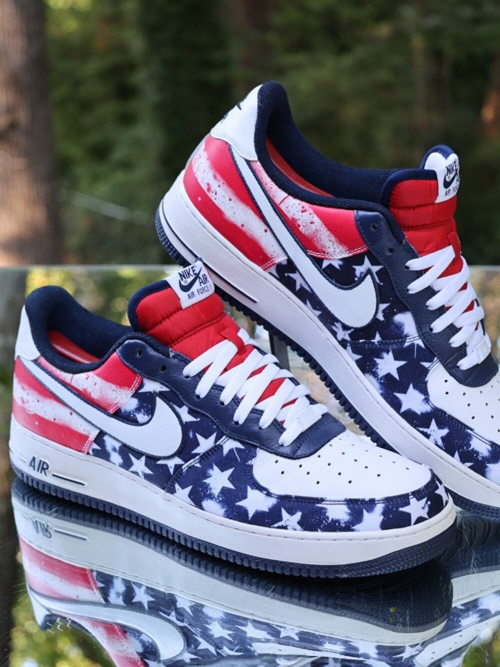 Nike Air Force 1 Low Independence Day Custom Size 15 - Picture 3 of 15